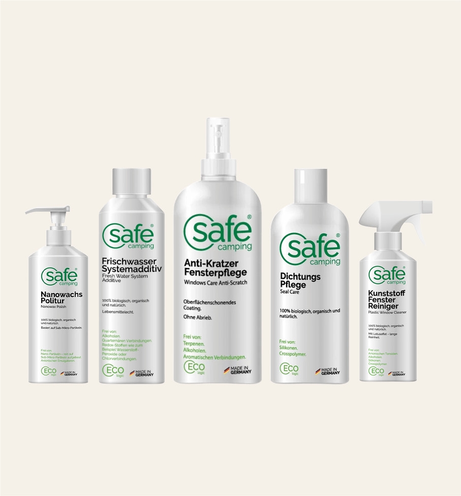 Onderhoudsproducten voor camping