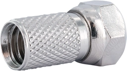 Schwaiger 4 x 7,3 mm F twist-on connector set