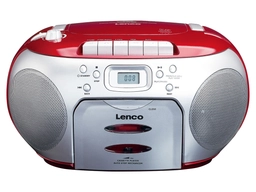 Lenco SCD-420 Portable FM Radio - Red