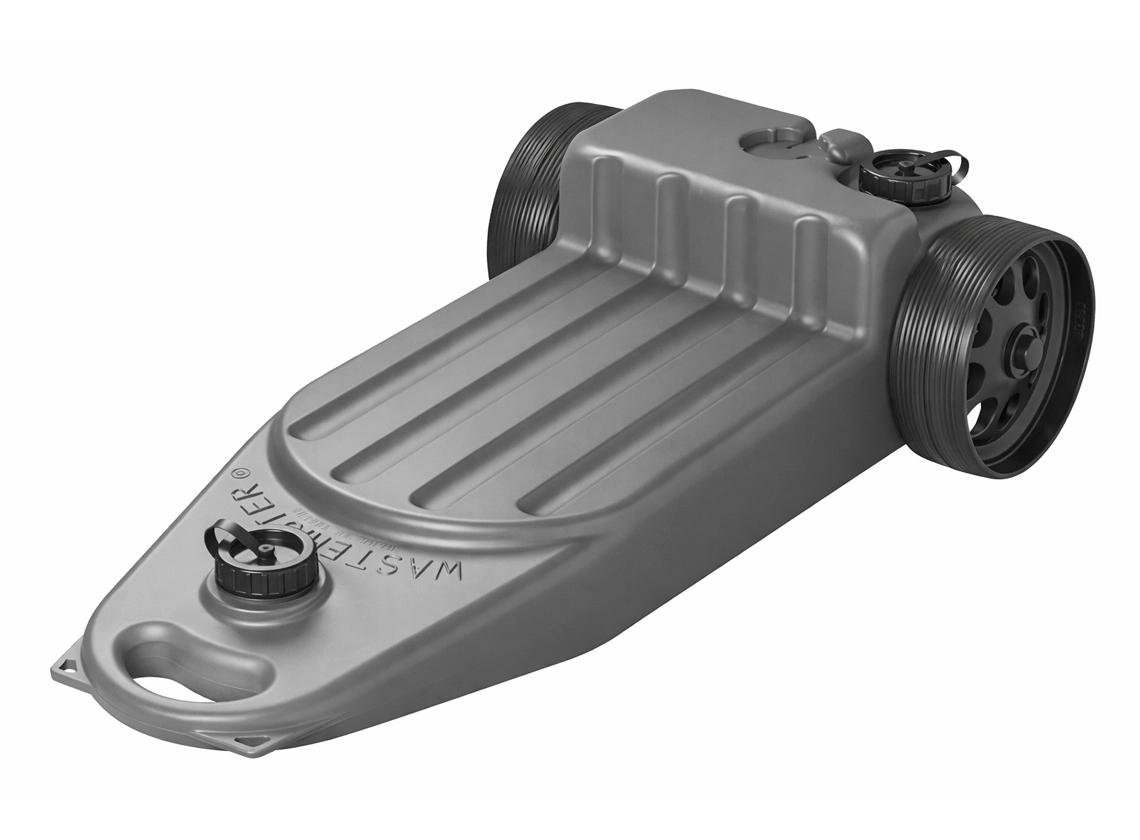 Aquaroll Wastemaster 38L mobiele vuilwatertank - grey