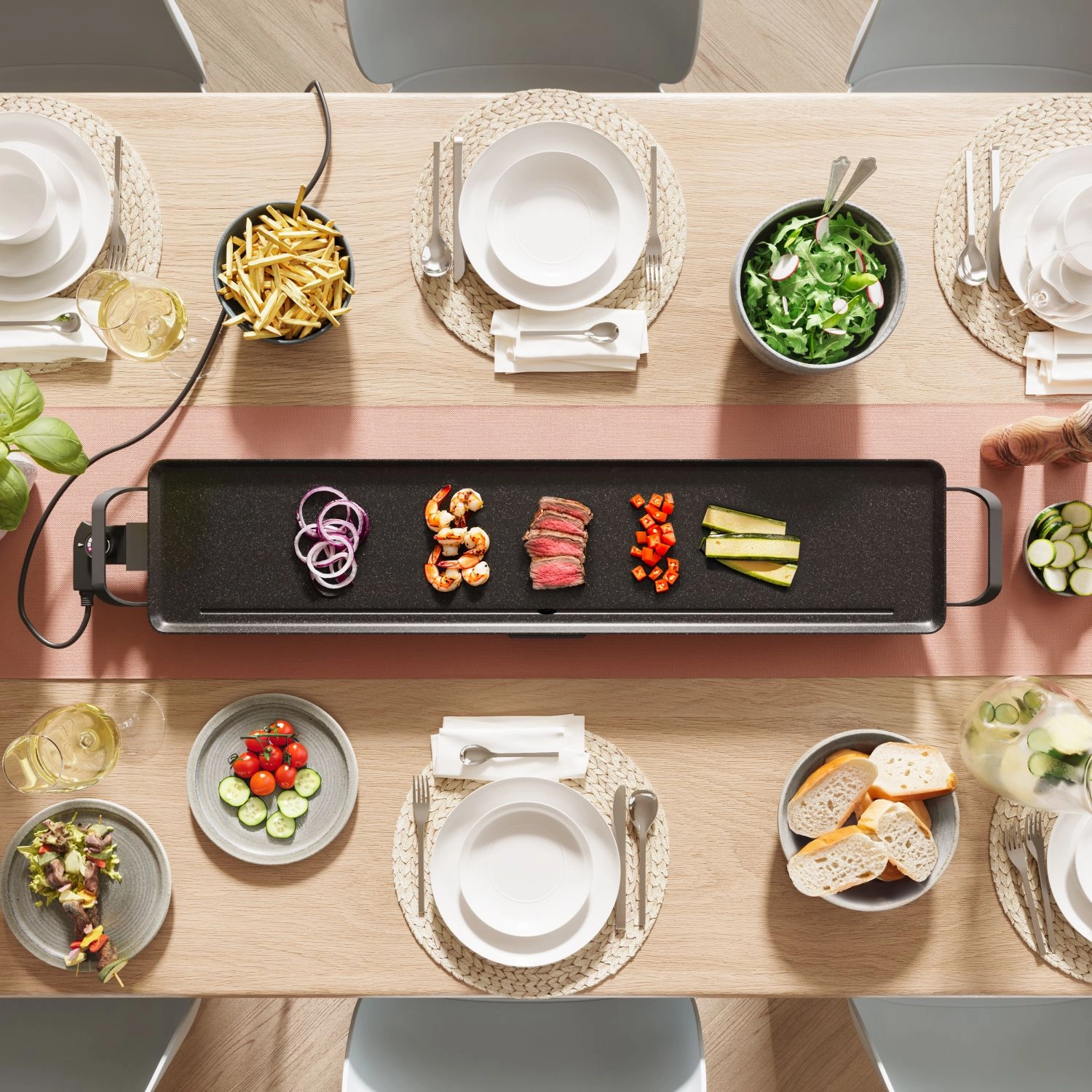 Tristar BP-2670 Grill Slim XXL bakplaat