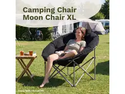 TRVLMORE Comfort Moon XL campingstoel - Black