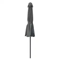 LifeGoods 200 x 125 cm parasol met hoes - Dark Grey