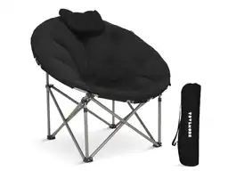TRVLMORE Comfort Moon XL campingstoel - Black