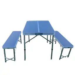 Hem picknicktafel opvouwbaar met 2 banken