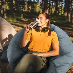 TRVLMORE XL vlinderstoel met draagtas - Grey