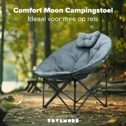 TRVLMORE XL vlinderstoel met draagtas - Grey