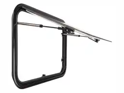 DWS Camping 1200 x 500 mm klapraam met combihor - Transparent