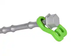 Obelink Alphagrip alu schroefharingen met haringclips 20 cm - set van 8