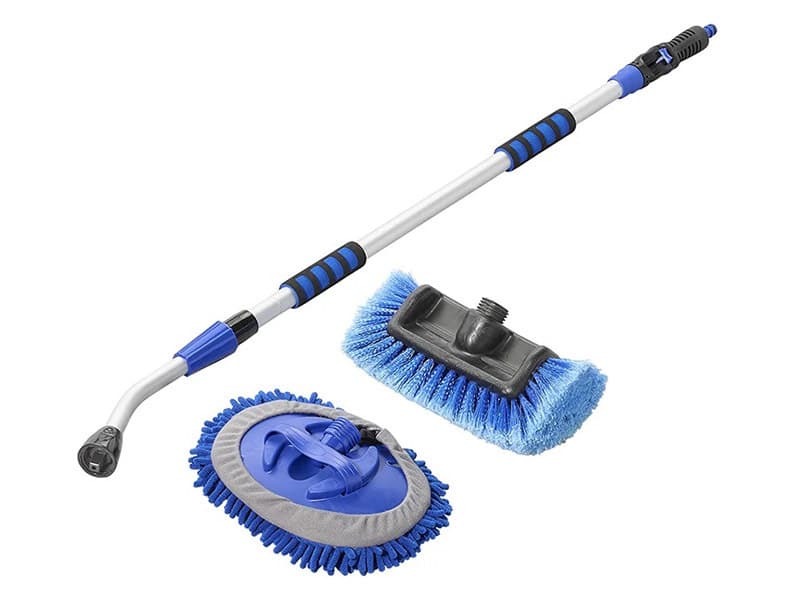 Obelink 190 telescopische microvezel wasborstel blue - 1,9 meter