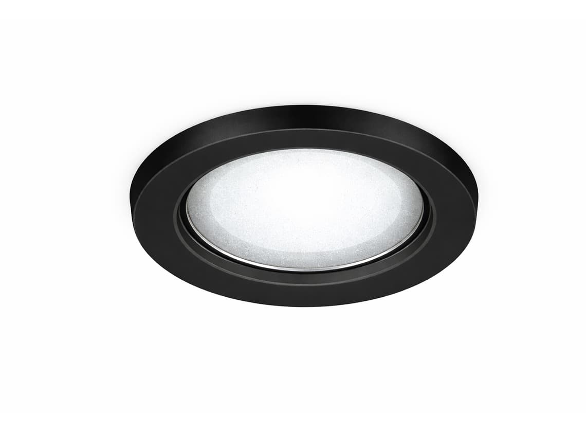 BBA Piatto inbouwspot - black
