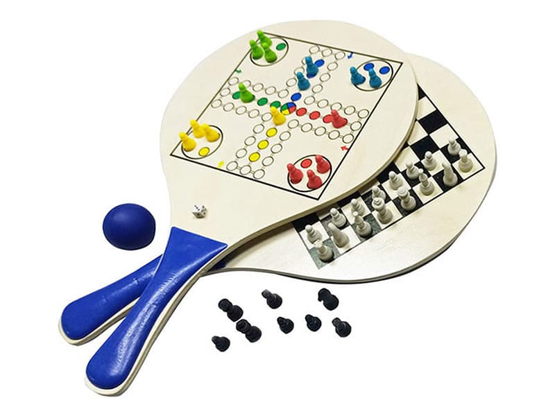 Beachball set met spelletjes