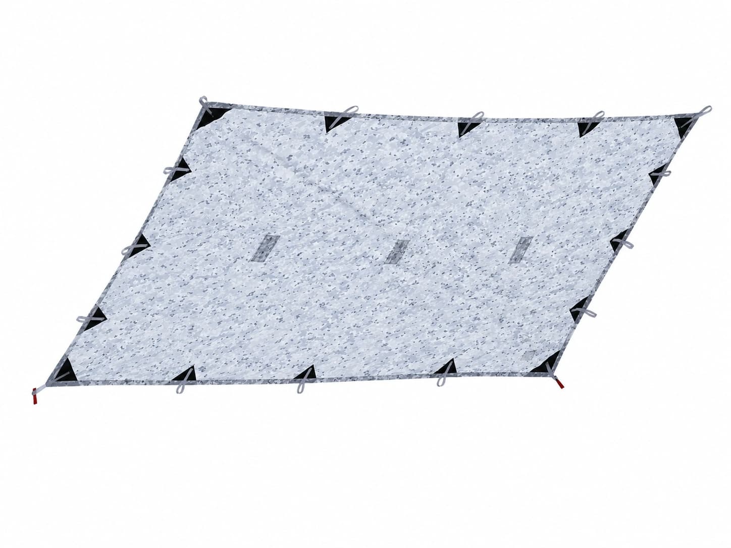 DD 2.8 x 1.5 meter Tarp - Winter Camouflage