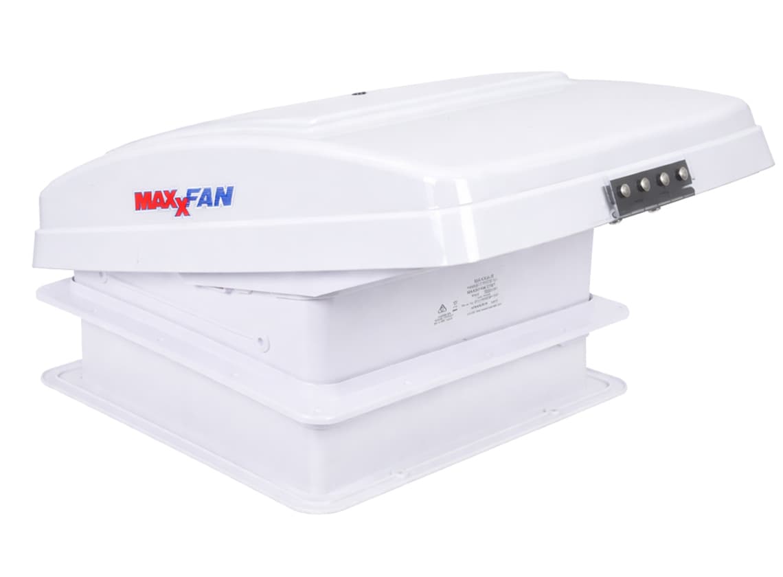 Maxxfan Deluxe Compact 28 x 28 dakluik met ventilator - white