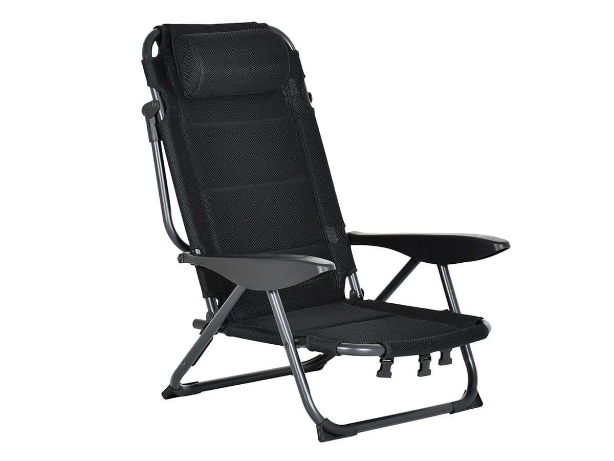 Obelink Beach 2D strandstoel - Black