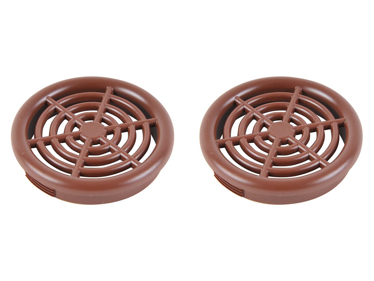 Fjord opbouw ventilatieroosters - brown