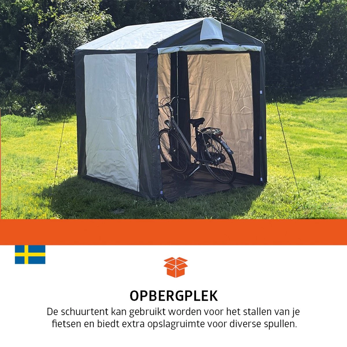 Campout Stella Nova schuurtent - Grey