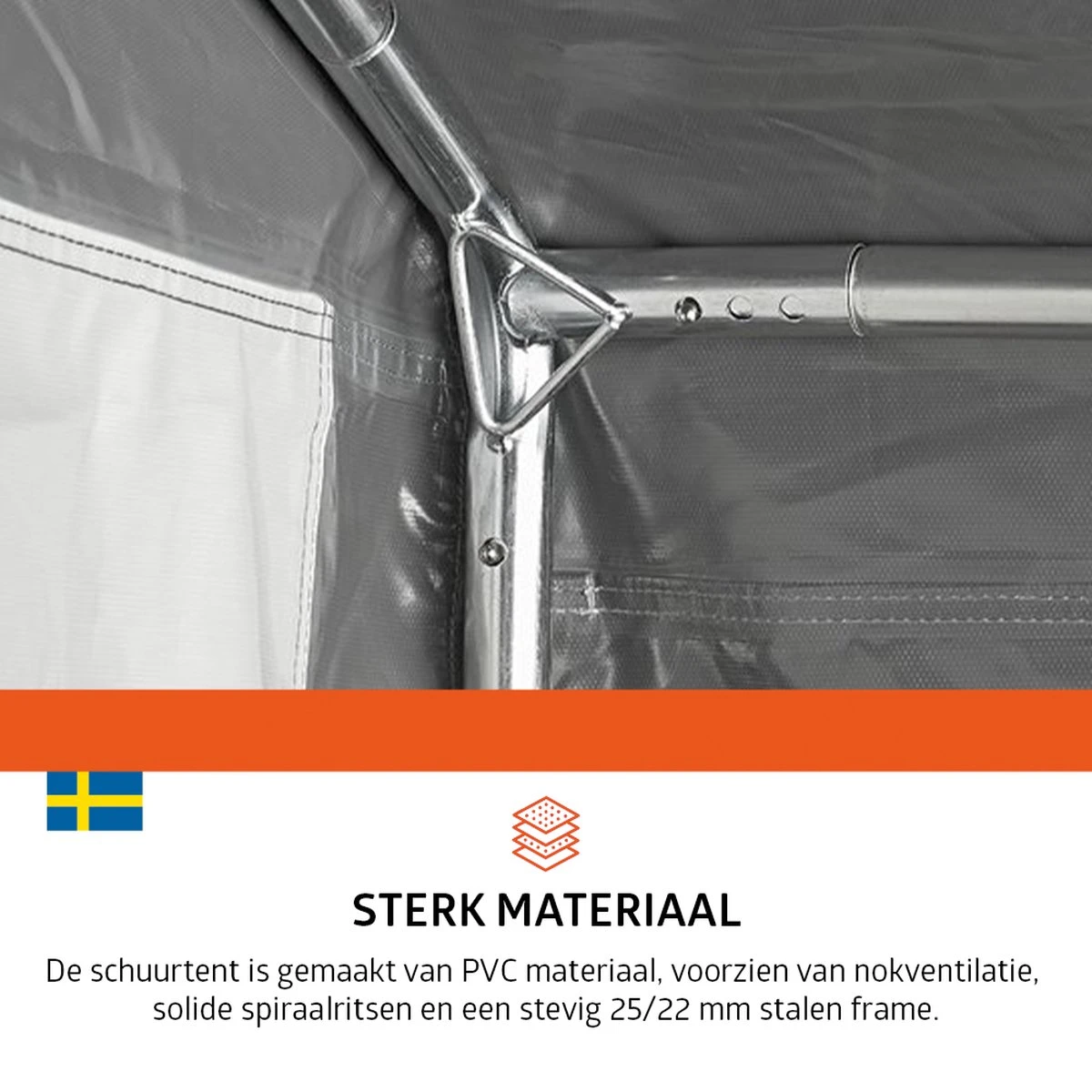 Campout Stella Nova schuurtent - Grey