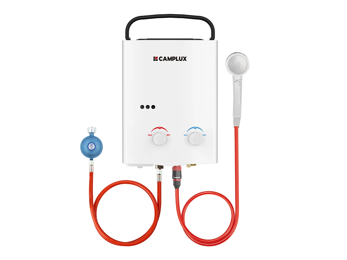 Camplux AY132 5 liter draagbare geiser - 50 mbar