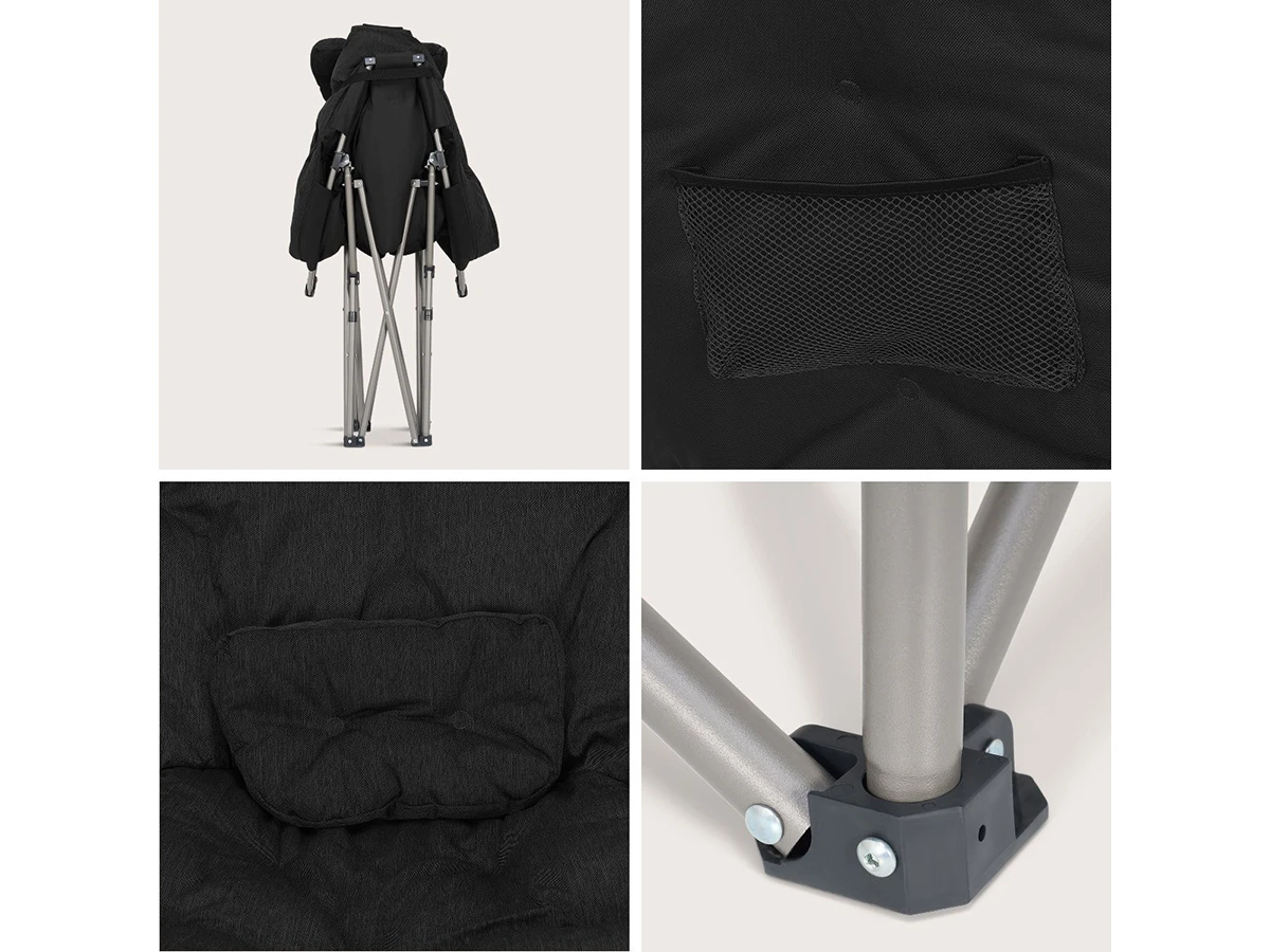 TRVLMORE Comfort Moon XL campingstoel - Black