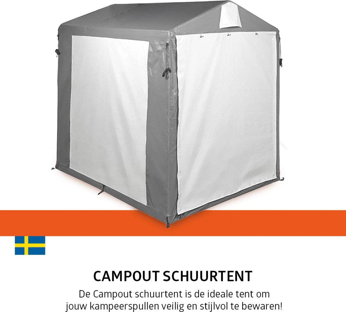 Campout Stella Nova schuurtent - Grey