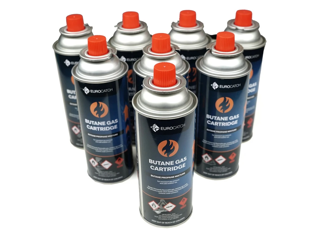 Eurocatch 227 gram gas cartridge - Set van 8