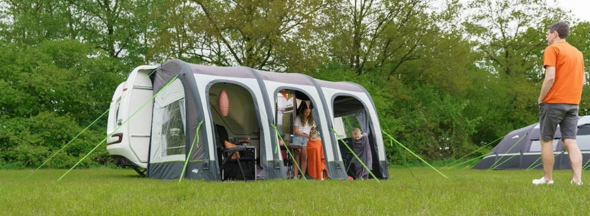 Keuzehulp opblaasbare voortent caravan: welke voortent past bij mij?