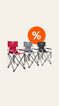 Opvouwbare klapstoelen voor kinderen met kortingssymbool