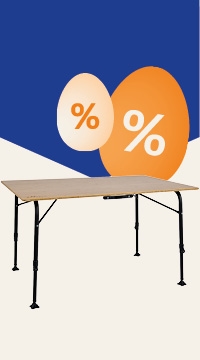 Paassale: tot wel 50% korting op campingtafels