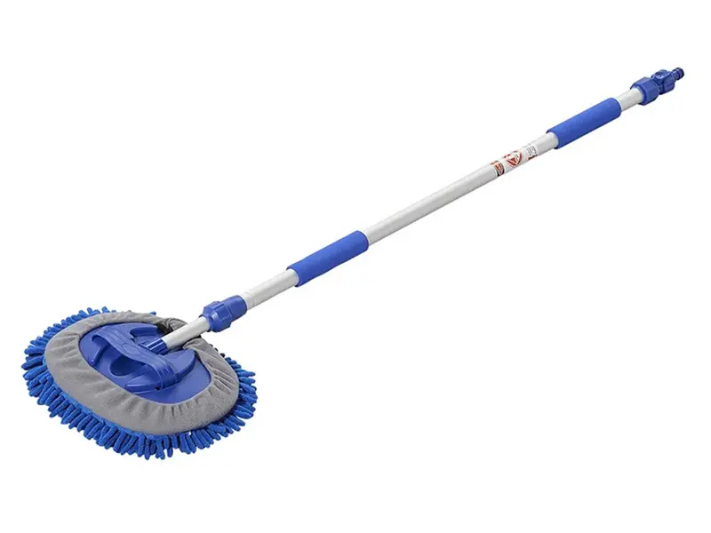 Obelink 165 telescopische microvezel wasborstel blue - 1,65 m