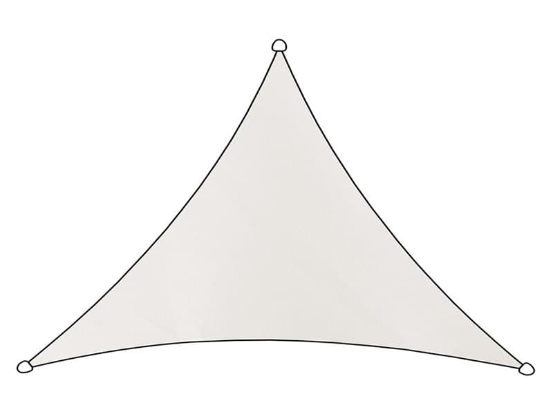 Livn Como polyester 3 x 2,5 x 2,5 meter schaduwdoek - White