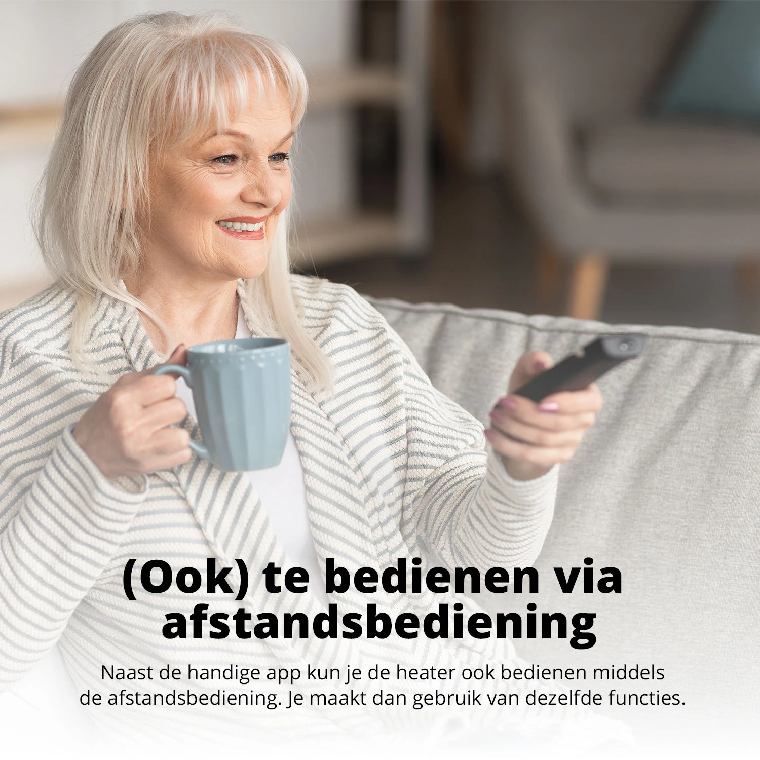 FlinQ 450 watt Slimme Infrarood verwarming - wit