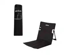 HIXA strandmat met rugleuning - Black