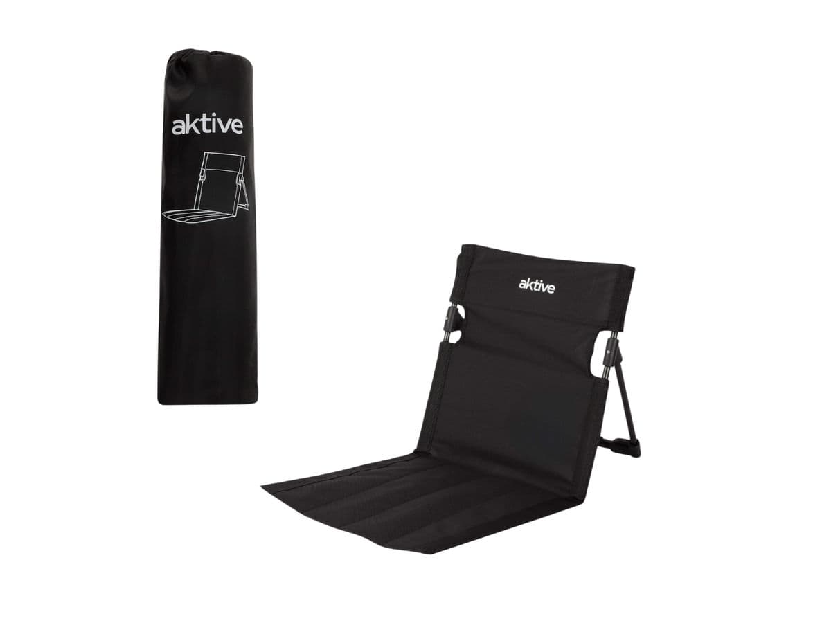 HIXA strandmat met rugleuning - Black