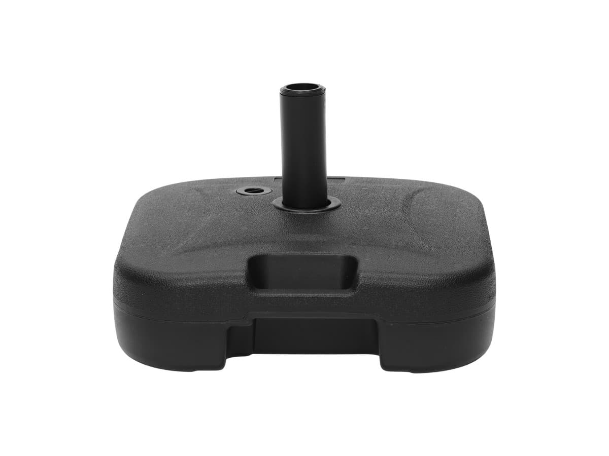 Brixy 40 kg vulbare kunststof parasolvoet - Black
