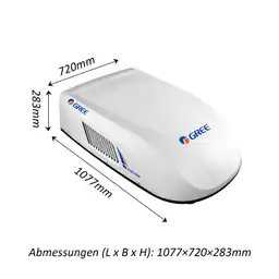 GREE GoCool Plus 3600 watt dubbele rotor dakairco - White