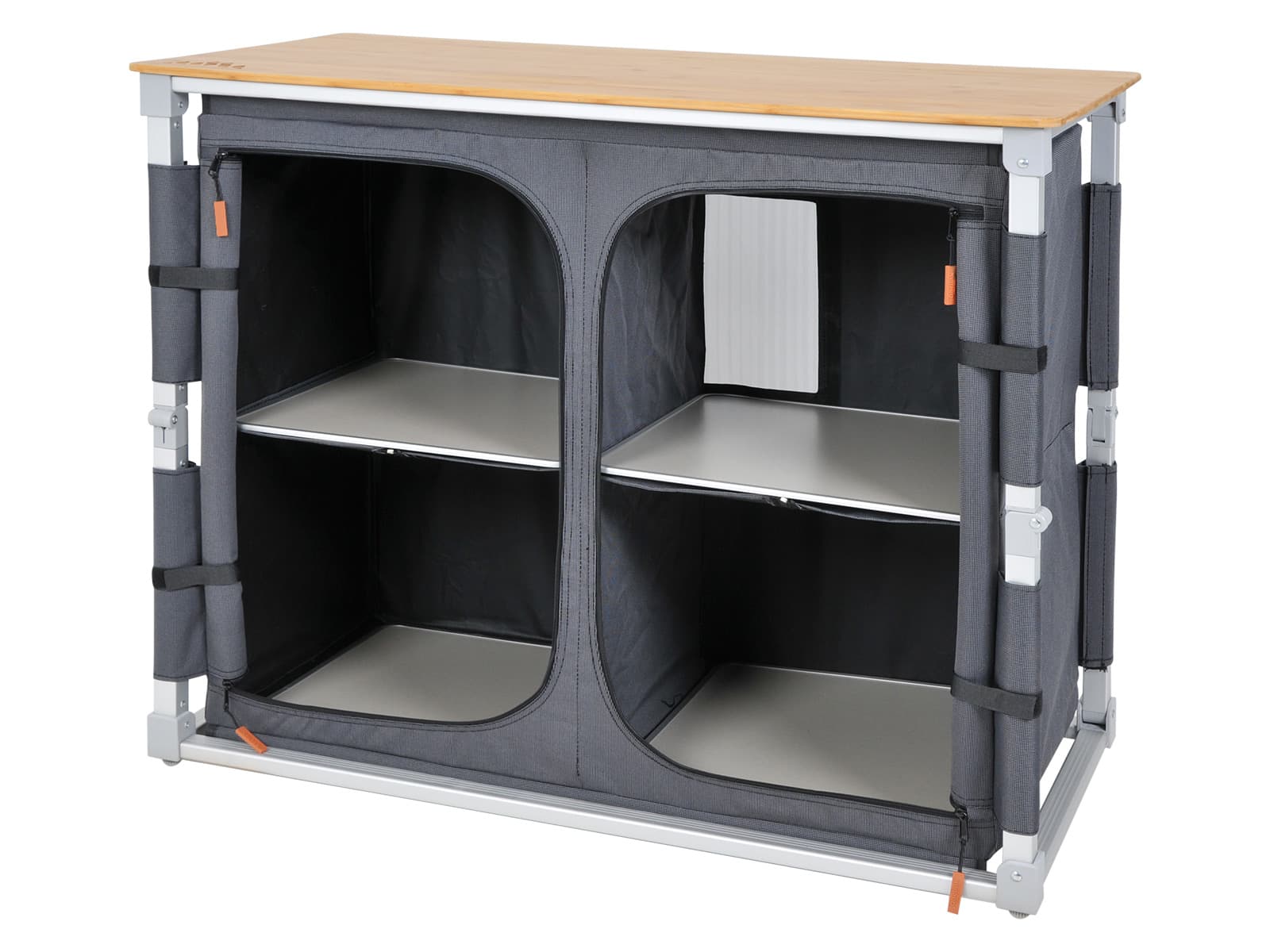 Obelink Ravenna Bamboo Quick campingkast - Grey
