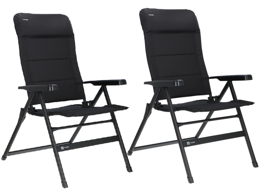 Travellife Festo L set van 2 standenstoelen - Graphite Black