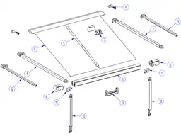 Thule Omnistor 1200 ligger links 350-550