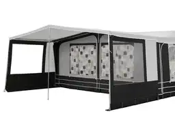 Obelink PVC voortentluifel maat 11 (236 - 246 cm) antraciet