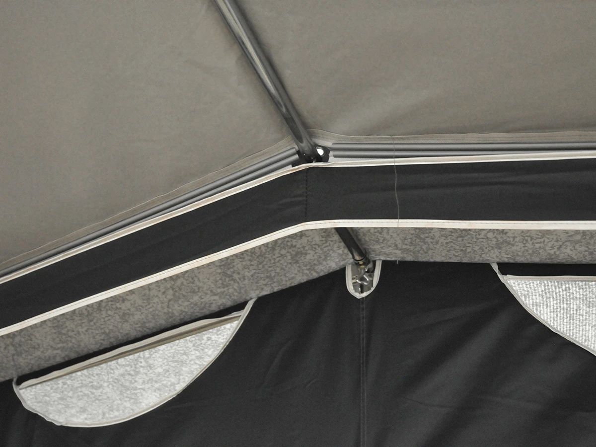 Obelink PVC voortentluifel maat 11 (236 - 246 cm) antraciet