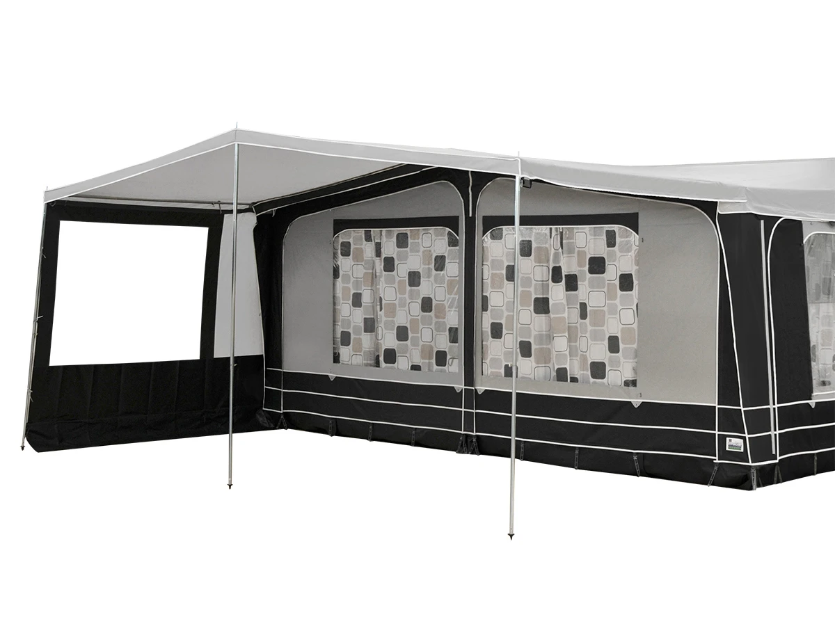 Obelink PVC voortentluifel maat 11 (236 - 246 cm) antraciet