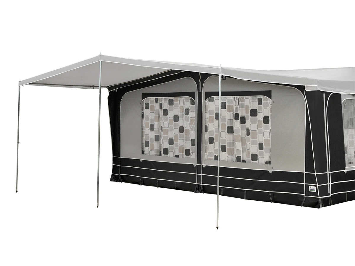 Obelink PVC voortentluifel maat 11 (236 - 246 cm) antraciet