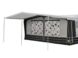 Obelink PVC voortentluifel maat 11 (236 - 246 cm) antraciet