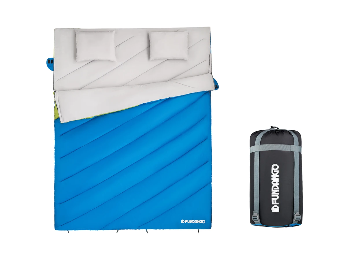 FUNDANGO 2-in-1 dubbele slaapzak