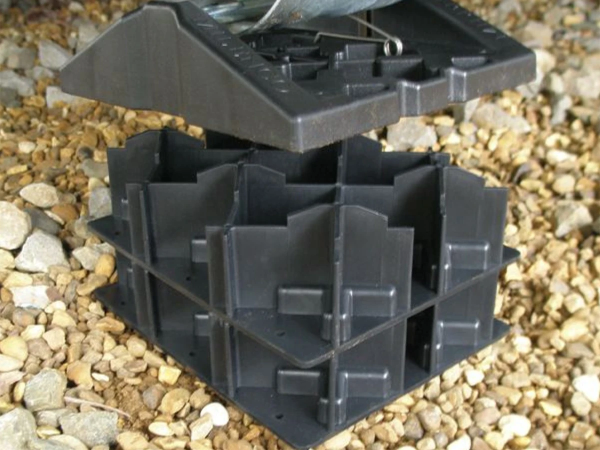 Milenco Stacka Jacka Pads set van 4 onderlegplaten