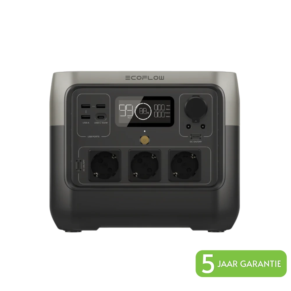 EcoFlow River 2 Pro met 220 Watt zonnepaneel