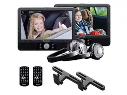 Lenco DVP-940 set van 2 9" draagbare DVD-spelers