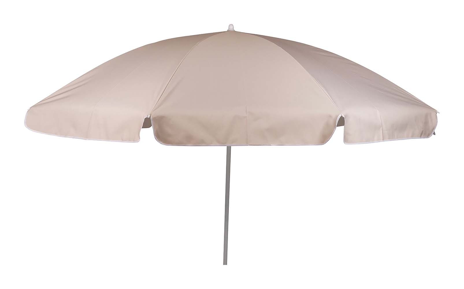 Bo-Camp Ø 165 cm parasol met knikarm - Beige
