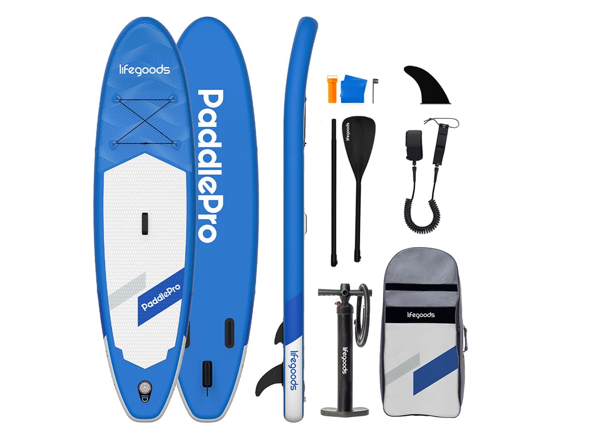 LifeGoods Allround Compact SUP Board - Blue